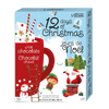 Festive holiday-themed box featuring whimsical Christmas illustrations and a large red mug with hot chocolate, ideal for Kitchen & Food, Snacks and Sweets, Beverages, Best Sellers, and Promo Eligible collections.