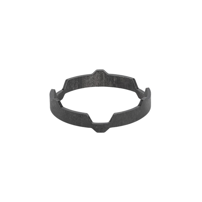 Heavy-duty metal cooking support ring designed to hold pots or pans securely on an Atago griddle plate, perfect for camping, grilling, and outdoor stove use.