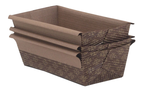 Paper Loaf Baking Pans - 7" x 3.75" (Set of 3)