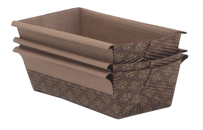 Paper Loaf Baking Pans - 7" x 3.75" (Set of 3)