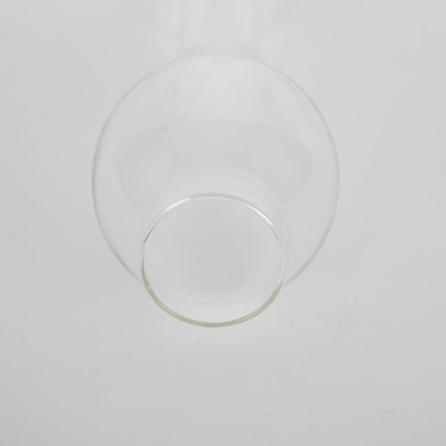 Handcrafted clear glass lamp chimney with a 2-inch base, designed as a replacement for various lamps, featured in Lamps & Lighting, Parts and Accessories, Chimneys and Globes, Best Sellers, and Promo Eligible collections.