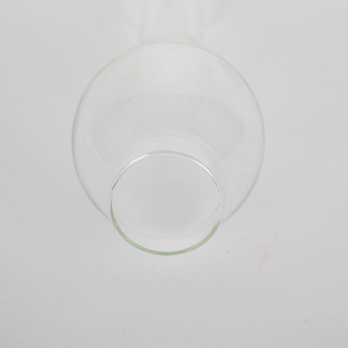 Handcrafted clear glass lamp chimney with a 2-inch base, designed as a replacement for various lamps, featured in Lamps & Lighting, Parts and Accessories, Chimneys and Globes, Best Sellers, and Promo Eligible collections.