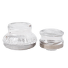 Two clear glass percolator tops in small and large sizes with silver metal bands, designed for brewing coffee, featured in Kitchen & Food, Brewing Coffee and Tea, Best Sellers, and Promo Eligible collections.