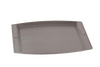 Pre-seasoned cast iron baking and serving platter with a flat rectangular surface and raised edges, designed for durable kitchen use, handcrafted in the USA.