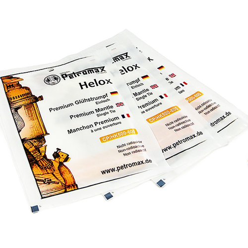 Two clear plastic packages containing handcrafted premium replacement mantles for lamps, labeled with multilingual text and Petromax branding, suited for Lamps & Lighting, Parts and Accessories, Other Parts, Best Sellers, and Promo Eligible collections.