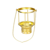Brass carrying frame with centering base and screw designed for secure mounting of glass cylinders and upper parts on pressure lamps, featured in Lamps & Lighting and Parts and Accessories collections.
