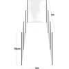 Diagram showing dimensions of a micromesh pest and wind barrier with 0.6mm mesh and integral bamboo supports, measuring 1 meter wide, 0.7 meters tall, and 3 meters deep for garden protection.