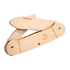 Handcrafted wooden pocket knife kit with snap-fit pieces for safe woodworking play, made in USA, ideal for Toys, Books & Games, Children's Toys, Arts and Crafts, Wooden Toys collections.
