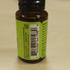 Small amber glass bottle with a green label detailing natural essential oil blend, featuring cinnamon, clove, and oregano, part of Health & Wellness, USA Made collections.