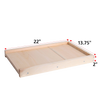 Handcrafted Amish made solid wood base board for 8-frame hives, designed for beekeeping supplies and farm, garden & tool collections, made in the USA.