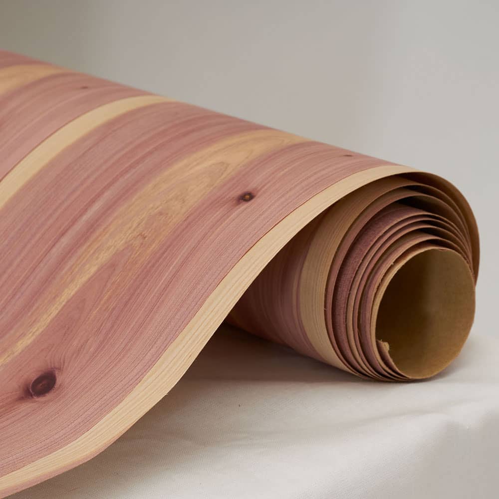 Roll of handcrafted aromatic red cedar liner with natural wood grain, designed to repel moths, ants, and mildew, ideal for Health & Wellness, Home & Decor, and Laundry Supplies collections.