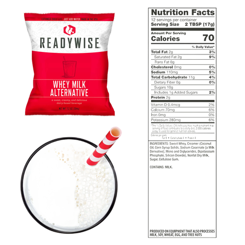 ReadyWise Emergency Whey Milk Alternative (120)