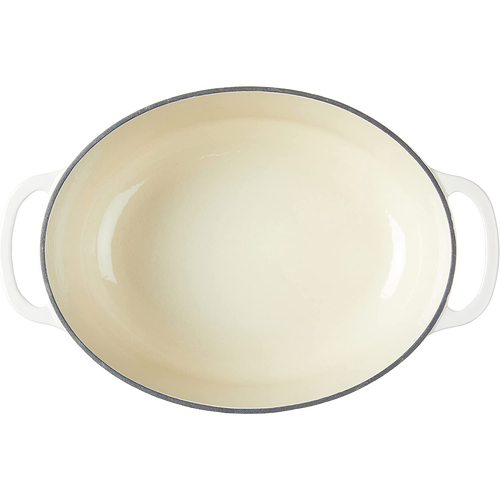 Lodge Enameled Cast Iron 7 Qt Oval Dutch Oven