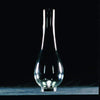 Clear glass lamp chimney with a 1-5/8 inch base and bulbous shape, designed for lamps and lighting, parts and accessories collections, featured in best sellers.