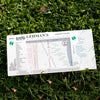 Handcrafted sliding garden calendar for spring planting and harvesting guidance, made in the USA, ideal for farm, garden, and home gardening enthusiasts.