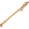 Handcrafted wooden backscratcher made in USA from smooth poplar wood with a curved scratching end and sturdy handle, perfect for Health & Wellness and Grooming and Personal Hygiene collections.