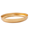 Brass burner collar with new blade style and thread ring, 2-5/8 inch outer diameter, designed for glass lamp fonts, featured in Lamps & Lighting, Parts and Accessories, Lamp Burners and Collars, Best Sellers, and Promo Eligible collections.