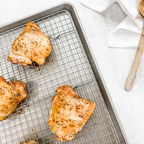 Half Sheet Non-Stick Cooling and Baking Rack