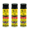 Three yellow cans of Bee's Wax furniture polish with black caps, featuring natural beeswax formula, no wax buildup, fingerprint resistance, and USA-made quality, ideal for Home & Decor and Household Cleaning collections.