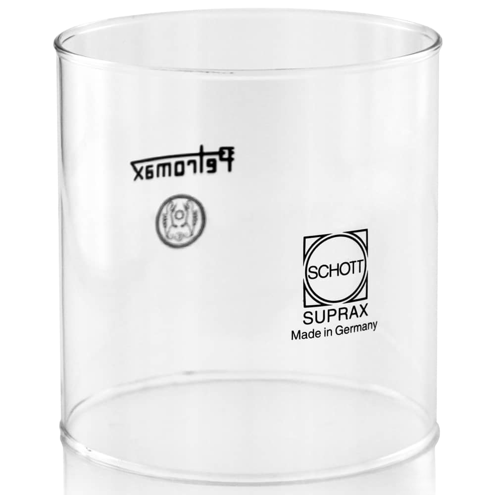 Durable borosilicate glass globe made in Germany for pressure lamps, crafted for heat resistance and reliability, ideal for Lamps & Lighting, Parts and Accessories, and Best Sellers collections.