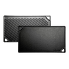 Reversible black cast iron griddle with a smooth flat side and a ribbed grill surface, featuring corner handles and durable construction, handcrafted in the USA, ideal for Kitchen & Food and Cast Iron cookware collections.