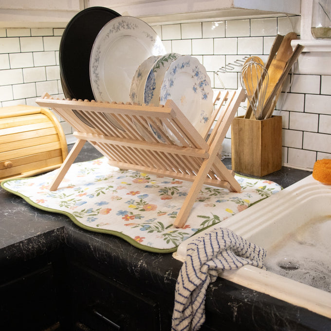 German-Made Folding Dish Drying Rack