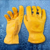 Pair of handcrafted water-resistant cowhide leather driver gloves featuring an ergonomic extreme curved finger design, winged thumbs, and durable stitching, ideal for Health & Wellness, Farm, Garden & Tool, Hand Tools and Hardware, Clothing and Accessories, Best Sellers, and Promo Eligible collections.