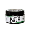 Small black jar of Yoder's Natural Muscle Balm with white label featuring bold text and green accents, crafted in the USA for Health & Wellness and Best Sellers collections.