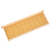 Handmade medium wooden bee frame with wired natural beeswax foundation, Amish made in the USA, designed for 5-frame, 8-frame, and 10-frame hives, part of Farm, Garden & Tool and Beekeeping Supplies collections.