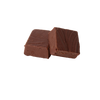 Two pieces of handcrafted creamy chocolate fudge with smooth texture, made in USA, part of Kitchen & Food, Snacks and Sweets, Best Sellers, and Promo Eligible collections.
