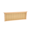 Handmade medium wooden bee frame featuring wired natural beeswax foundation, crafted in the USA, part of Farm, Garden & Tool and Beekeeping Supplies collections.
