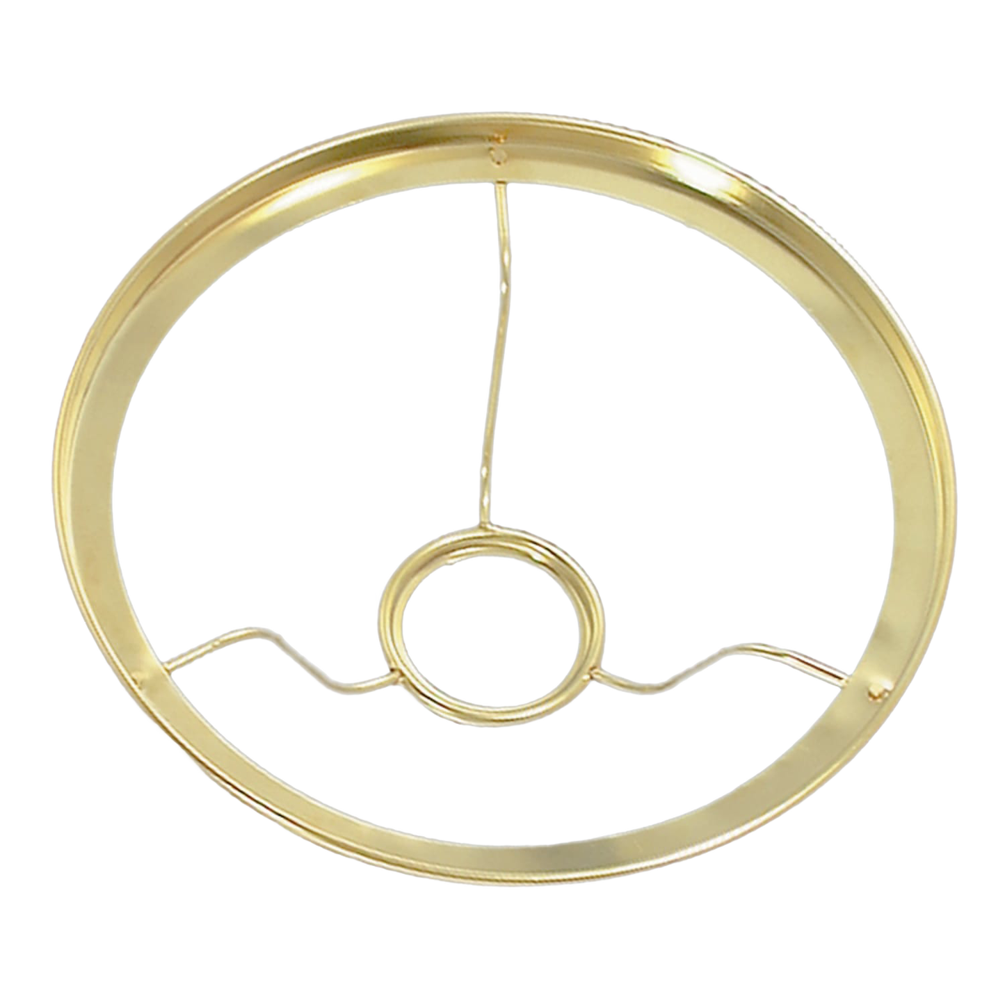 Polished metal lamp shade ring designed for 10-inch diameter Aladdin glass shades, featured in Lamps & Lighting, Parts and Accessories, Shade Rings and Holders, and Best Sellers collections.