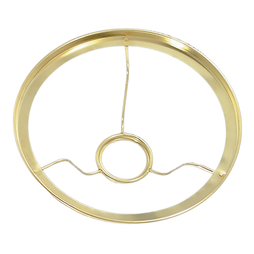 Polished metal lamp shade ring designed for 10-inch diameter Aladdin glass shades, featured in Lamps & Lighting, Parts and Accessories, Shade Rings and Holders, and Best Sellers collections.