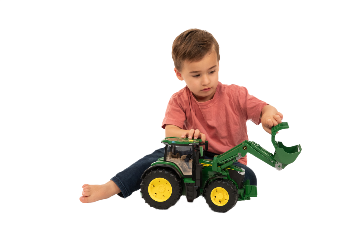 Bruder Toys John Deere 7R 350 Tractor with Front Loader