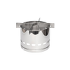 Stainless steel cooking adapter designed to transform compatible lamps into portable stoves, ideal for camping, farm, garden, and outdoor use in parts and accessories collections.
