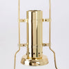 Gleaming solid brass replacement hanging lamp frame designed for Aladdin 210 series shades, ideal for lamps and lighting parts, a popular best seller and promo-eligible accessory.