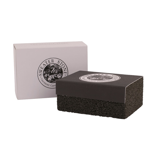 Sweater stone pumice block for garment care, natural fiber pill remover designed to refresh clothing, ideal for Health & Wellness, Clothing and Accessories, USA Made, and Best Sellers collections.