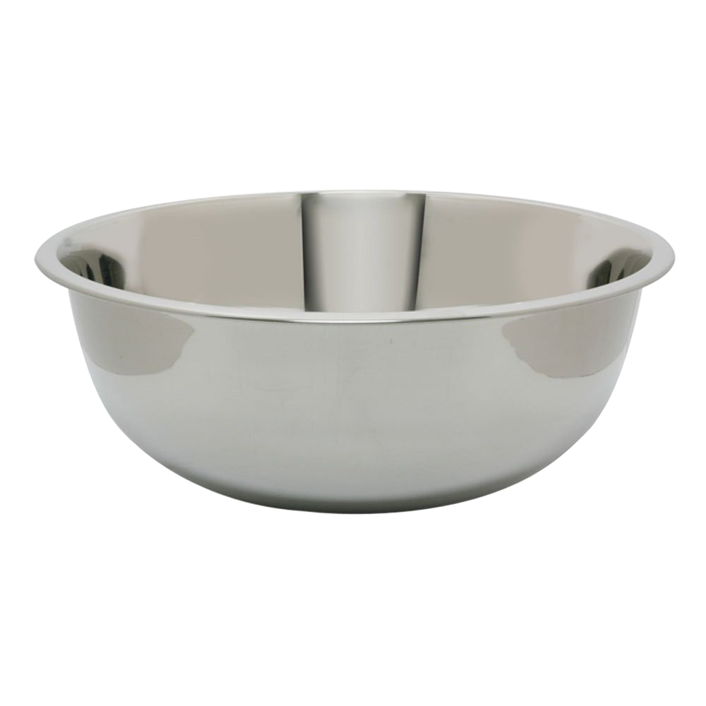 Large durable stainless steel bowl with smooth, polished finish, ideal for mixing or serving, perfect for Kitchen & Food, Storage and Serving, Best Sellers, and Promo Eligible collections.
