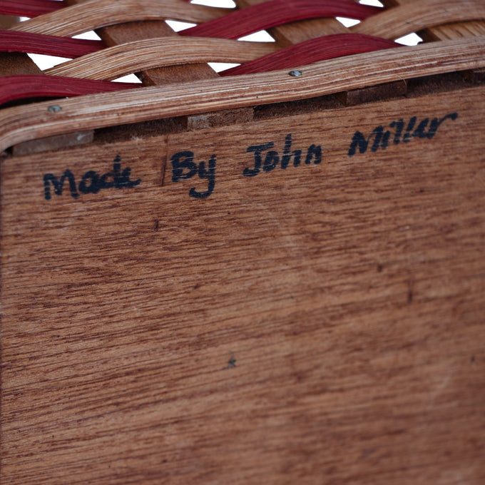 Handwoven Flag Basket - Amish Made