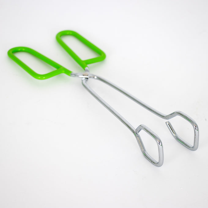 Handcrafted canning tool with bright green vinyl handles designed to stay cool and provide a secure grip, ideal for Kitchen & Food, Food Preservation, and Canning collections.