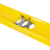 Bright yellow corn cutter with sharp notched stainless steel blades for efficient kernel removal, handcrafted by Amish artisans in the USA, featured in Kitchen & Food and Food Prep collections.