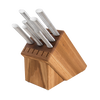 Rada Essential Oak Block Knife Set with Aluminum Handles