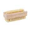 Durable untreated beechwood nail brush with firm natural bristles, handcrafted in Poland for effective cleaning, featured in Health & Wellness, Grooming and Personal Hygiene, and Best Sellers collections.