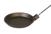 Cast iron skillet with a long metal handle designed for safe campfire cooking, handcrafted for durability and ideal for outdoor meals in Farm, Garden & Tool, Camping, Best Sellers collections.
