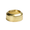 Brass lamp collar with threaded interior designed to fit burner necks under 1-11/16" diameter, ideal for Lamps & Lighting, Parts and Accessories, Lamp Burners and Collars, Best Sellers, Promo Eligible collections.