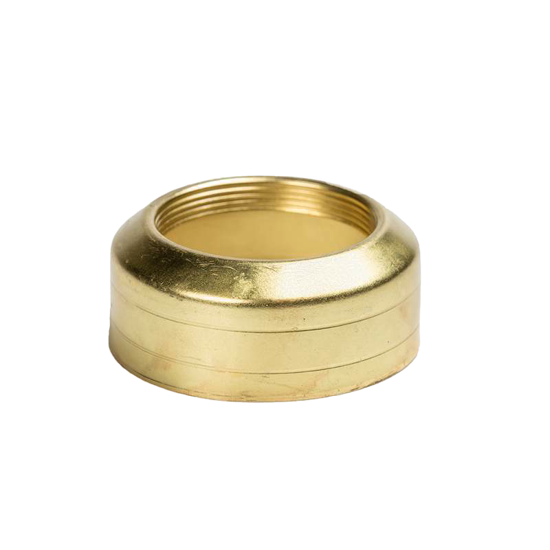 Brass lamp collar with threaded interior designed to fit burner necks under 1-11/16" diameter, ideal for Lamps & Lighting, Parts and Accessories, Lamp Burners and Collars, Best Sellers, Promo Eligible collections.