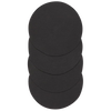 Set of four round activated charcoal replacement filters designed to fit vintage-style compost bins, helping control odors in kitchen composting; part of Farm, Garden & Tool and Kitchen Accessories collections.