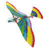 Colorful handcrafted flying bird toy with detailed feather patterns, designed for outdoor play and lawn games, perfect for children's toys and best seller collections.