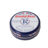 Round metal tin of Original Rosebud Salve with blue and white vintage label, handcrafted and made in USA, ideal for Health & Wellness and Health Remedies collections.