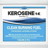 1-gallon container of Crown 1-K kerosene fuel, made in USA, offering clean-burning energy for heaters, lanterns, and stoves, perfect for farm, garden, emergency, and lamp fuel collections.